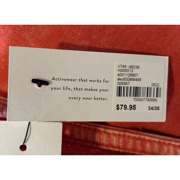 Lane Bryant Livi Sleeveless French Terry Jumpsuit Red POCKETS Plus 34/36 NWT - Picture 8 of 9